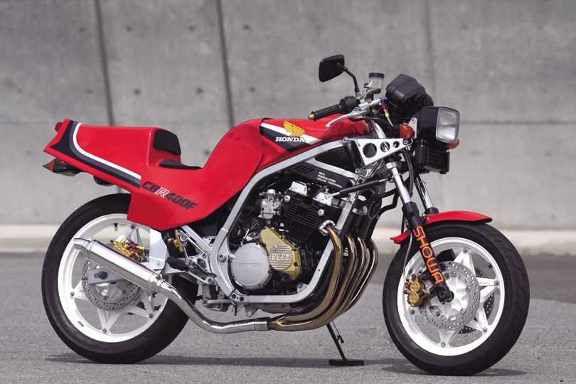 cbr400f マフラー　cbx400f　アルファレーシング